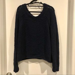 Brand New Navy Free People Sweater